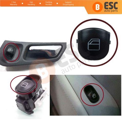 Passenger Window Switch Button Cover 2038200210 For Mercedes C W203 CLK W209 C209 A209