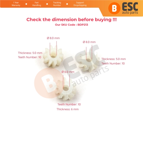 Speedometer Motor Gears For Skoda