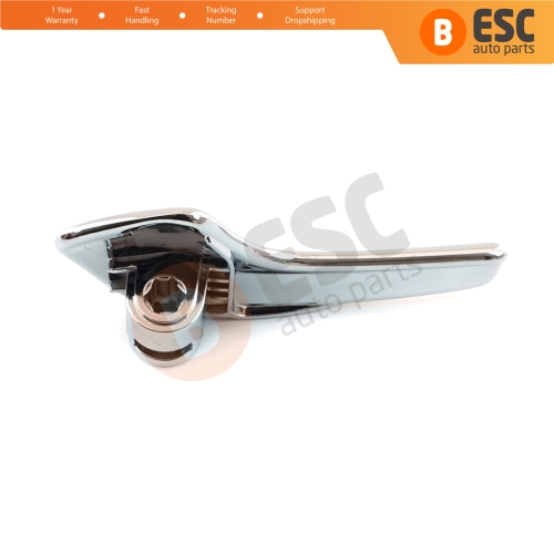 Aluminum Plated Plastic Stainless Interior Door Handle 13297814 Front or Rear Right for Opel Corsa D