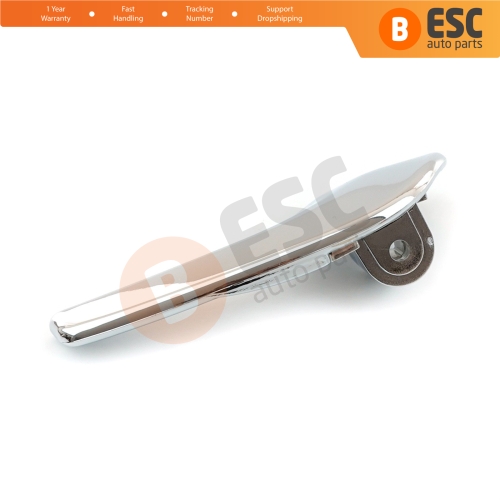 Aluminum Plated Plastic Stainless Interior Door Handle 13297814 Front or Rear Right for Opel Corsa D