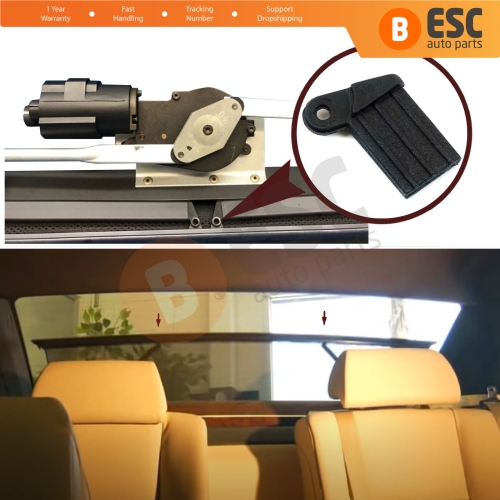 Rear Curtain Sunshade Blind Bracket For BMW E38 E39 E46 Mercedes W140 W124 W210 W211 Opel Vectra C