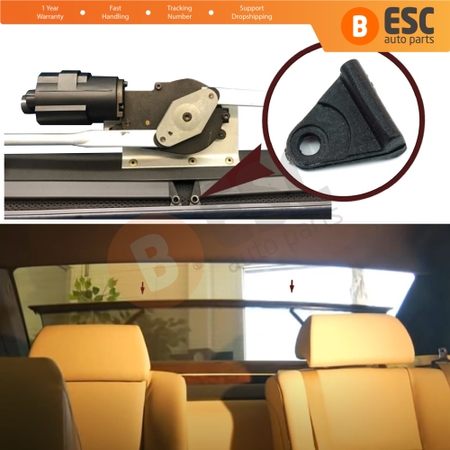 Rear Window Sun Shade Blind T Slider Bracket for BMW E38 E39 E46 E60 E65 E66 E67 Vectra C