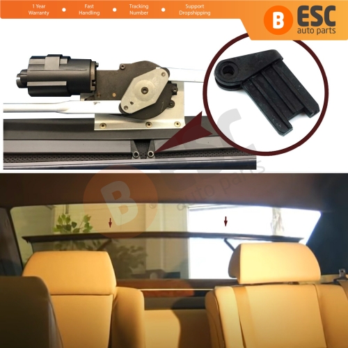 Rear Window Sun Shade Blind Slider Bracket for BMW E38 E39 E46 E60 E65 E66 E67 Vectra C