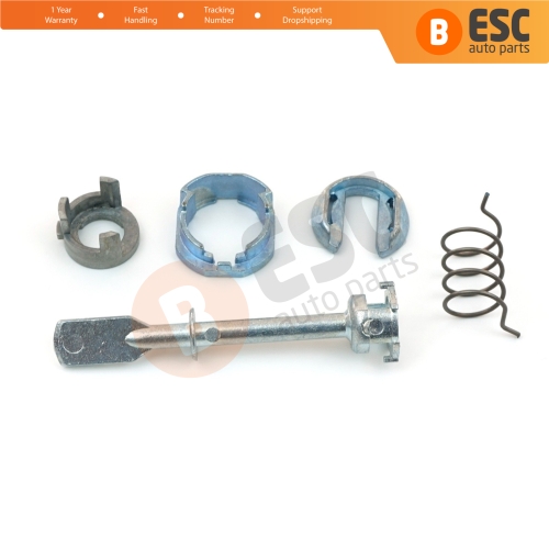 Front Door Lock Barrel Repair Kit 6K4837223A for VW Caddy 2 Seat Cordoba Ibiza Inca 6K 68 mm