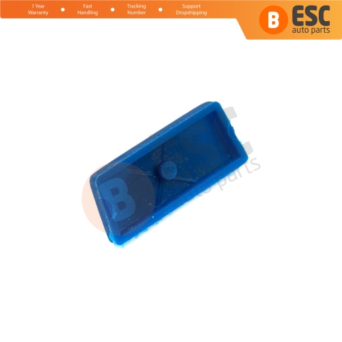 1 Button Remote Key Housing Case Cover Blue Color Button for Fiat Punto Doblo Bravo