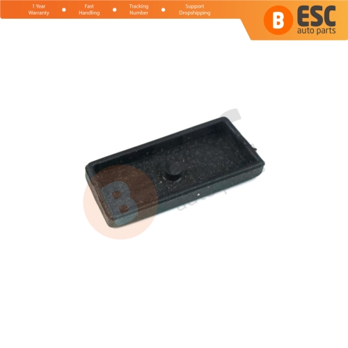 1 Button Remote Key Housing Case Cover Black Color Button for Fiat Punto Doblo Bravo