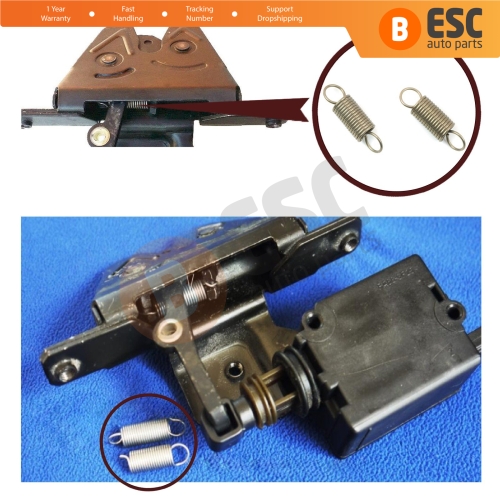 2 Pieces Tailgate Boot Trunk Lid Lock Latch Repair Spring 51248236897 for BMW 5 E39 Sedan Limo 1995-2004