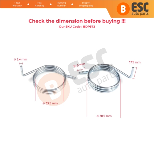 Side Electrical Sliding Door Guide Rail Repair Spring Set 7E1843871 for VW T5 T6 Caravelle Multivan