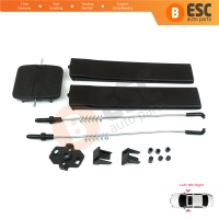 Side Sliding Window Glass Latch Cover Set 7H0847781B for VW Transporter T5 Multivan Caravelle