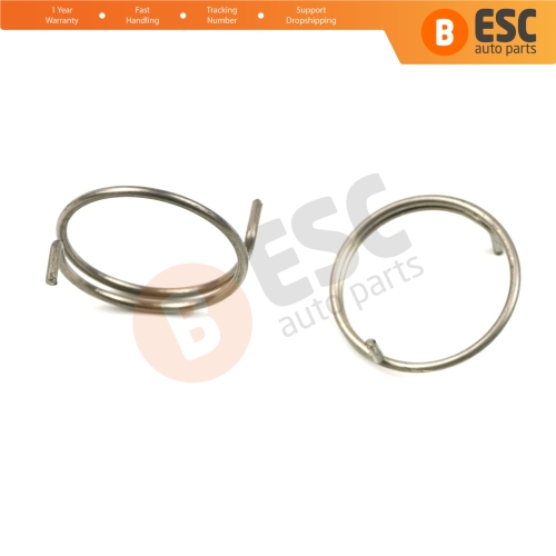 2 Pieces Door Lock Actuator Repair Springs Right and Left A1637302335 for Mercedes ML W163 1997-2005 Outer Diameter 18.8 mm