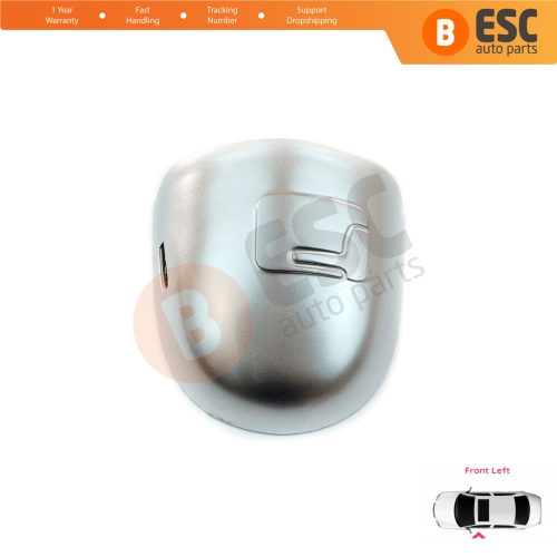 Left Door Handle Key Lock Cover Cap 8200036411 Silver Color for Renault Megane Scenic Laguna 2 Primera P12 Espace 4 Vel Satis Clio 3 Modus Koleos