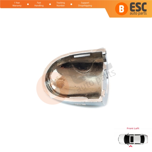 Left Door Handle Key Lock Cover Cap 8200036411 Silver Color for Renault Megane Scenic Laguna 2 Primera P12 Espace 4 Vel Satis Clio 3 Modus Koleos