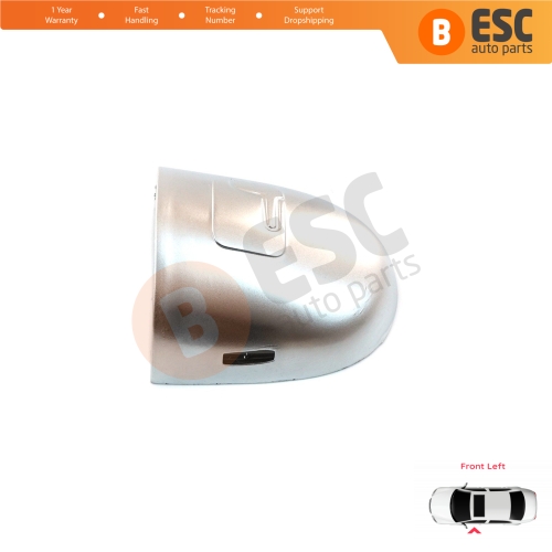 Left Door Handle Key Lock Cover Cap 8200036411 Silver Color for Renault Megane Scenic Laguna 2 Primera P12 Espace 4 Vel Satis Clio 3 Modus Koleos