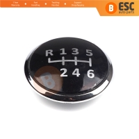 6 Speed Gear Knob Emblem Cap Replacement Decal Trim Badge for VW Audi