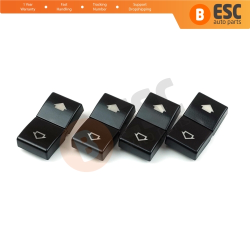 4 Pieces Window Switch Button Cap Cover 61316904309 61318368974 for BMW E39 E38