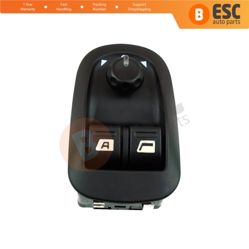 Power Window Switch Master Electric Mirror Button 6554WA for Peugeot Fiat Citroen