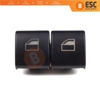 2 Pieces Window Switch Button Cap Cover 61316902175 for BMW 3 E46 E90 X5 X3