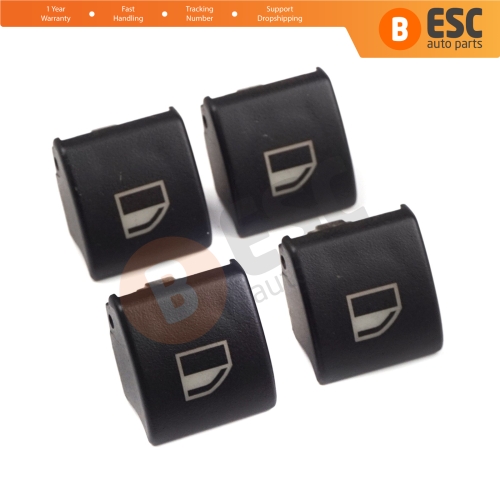 4 Pieces Window Switch Button Cap Cover 61316902175 for BMW 3 E46 E90 X5 X3