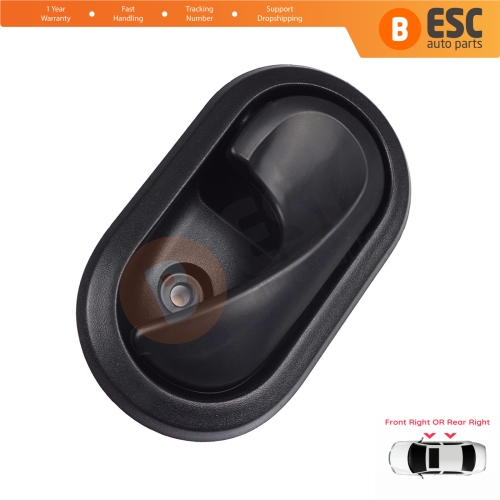 Interior Door Handle Black For Dacia Front OR Rear Right Doors 8200733848