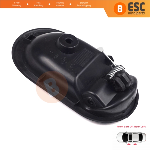 Interior Door Handle Black For Dacia Front OR Rear Left Doors