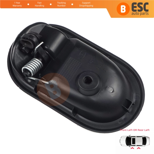 Interior Door Handle Black For Dacia Front OR Rear Left Doors