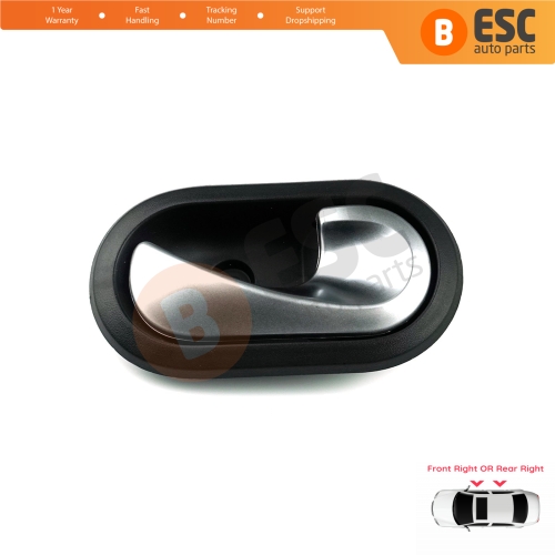 Interior Door Handle Chrome Color 8200735218 Right For Dacia Dokker Lodgy Duster Sandero Logan