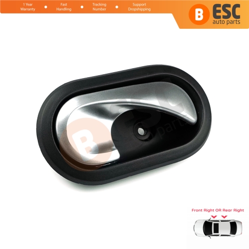 Interior Door Handle Chrome Color 8200735218 Right For Dacia Dokker Lodgy Duster Sandero Logan