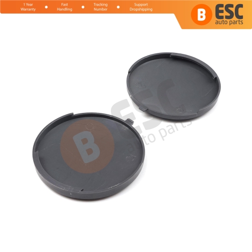 2 Pieces Rear Ashtray Repair Part for VW Jetta Bora Golf MK4 1J0857962H Gray Color