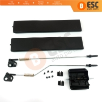 Side Sliding Window Glass Latch Cover Repair Set 2E1847733 for Mercedes Sprinter VW Crafter