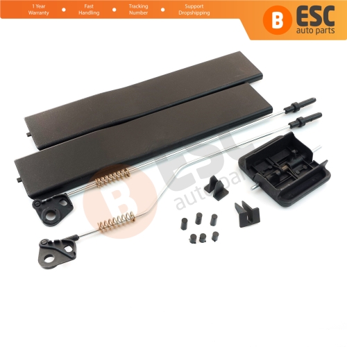 Side Sliding Window Glass Latch Cover Repair Set 2E1847733 for Mercedes Sprinter VW Crafter