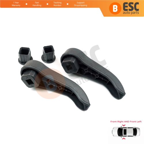 2 Pieces Seat Handle Adjustment Grip Lever 7701209658 Front for Renault Clio MK2 Twingo MK1