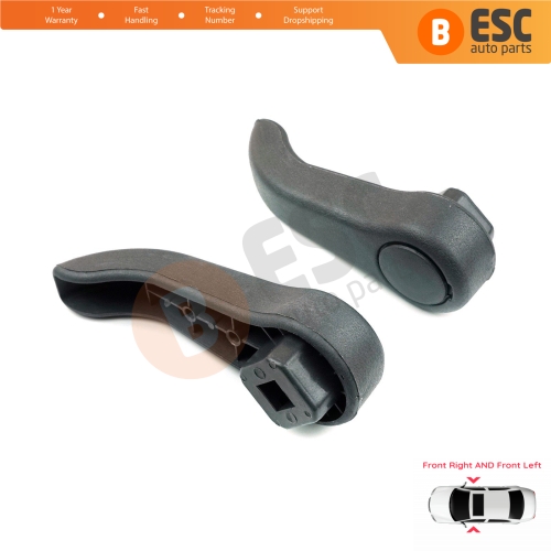 2 Pieces Seat Handle Adjustment Grip Lever 7701209658 Front for Renault Clio MK2 Twingo MK1