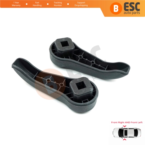 2 Pieces Seat Handle Adjustment Grip Lever 7701209658 Front for Renault Clio MK2 Twingo MK1