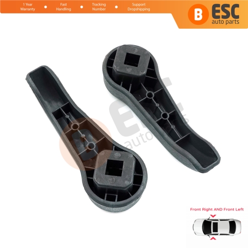 2 Pieces Seat Handle Adjustment Grip Lever 7701209658 Front for Renault Clio MK2 Twingo MK1