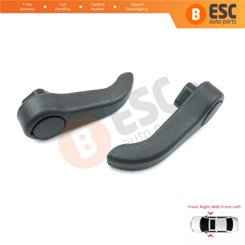 2 Pieces Seat Handle Adjustment Grip Lever 7701209658 Front for Renault Clio MK2 Twingo MK1