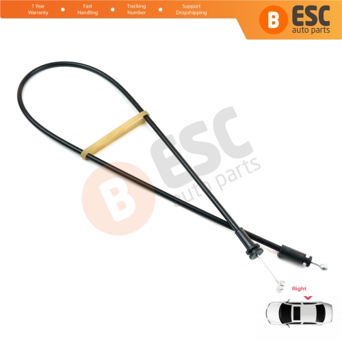 Right Sliding Inner Door Release Locking Latch Bowden Cable 8200182966 for Renault Kangoo MK1