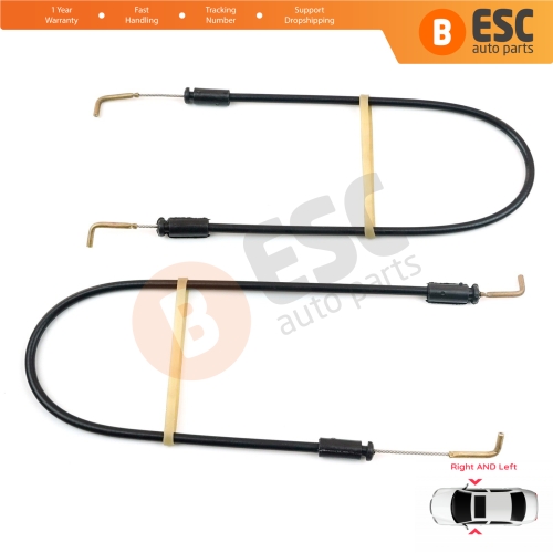 2 Pieces Inner Door Release Locking Latch Bowden Cable Front 813101E030 for Hyundai Accent MC 4/5 Door NOT FOR 2/3 DOORS