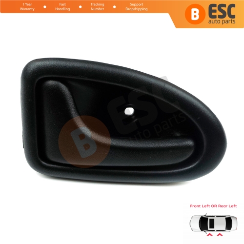 Interior Door Handle Front or Rear Left Door Black 7700434716 for Renault Clio 2 Scenic 1 Trafic Logan 1 Daily 3 Master 2 Movano A Interstar