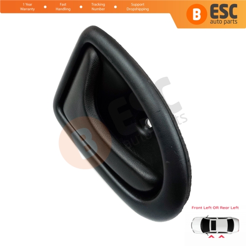 Interior Door Handle Front or Rear Left Door Black 7700434716 for Renault Clio 2 Scenic 1 Trafic Logan 1 Daily 3 Master 2 Movano A Interstar