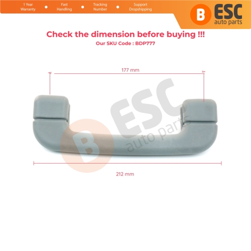 Interior Roof Grab Handle Gray 7700808072 for Renault Laguna MK1 Safrane