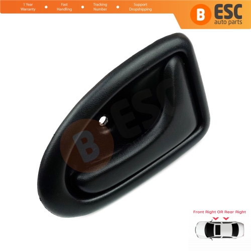 Interior Door Handle Front or Rear Right Door Black 7700434717 for Renault Clio 2 Scenic 1 Trafic Logan 1 Daily 3 Master 2 Movano A Interstar