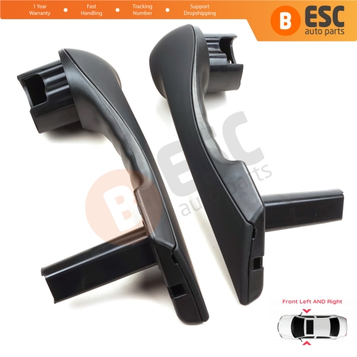 Front Inner Door Handle Grip Black Left Right for Renault Megane MK2 2002-2009 7701475315 7701475316