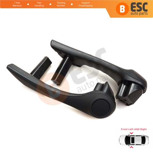 Front Inner Door Handle Grip Black Left Right for Renault Megane MK2 2002-2009 7701475315 7701475316