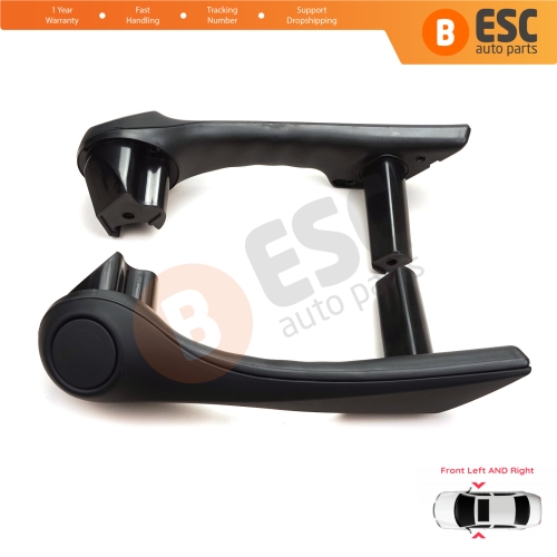 Front Inner Door Handle Grip Black Left Right for Renault Megane MK2 2002-2009 7701475315 7701475316