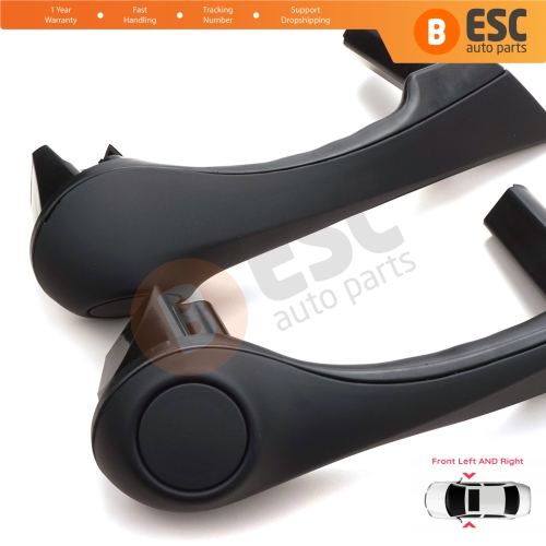 Front Inner Door Handle Grip Black Left Right for Renault Megane MK2 2002-2009 7701475315 7701475316