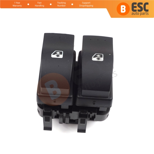 Window Control Switch 10 Pin for Renault Trafic MK2 Espace 4 Scenic 2 Megane 2 Vauxhall  Opel Movano A Vivaro 1 8200315034