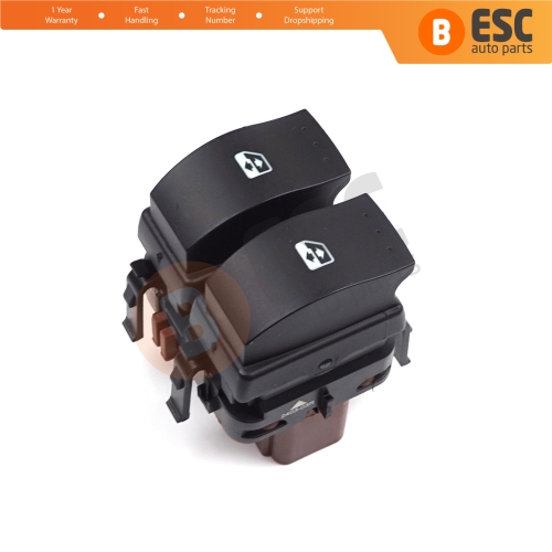 Rear Windows Control Switch 8200315040 10-Pin BROWN Color for Renault Megane Laguna Scenic 2