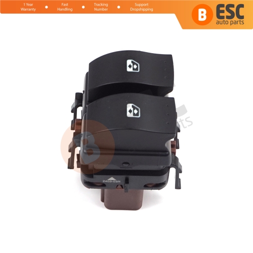 Rear Windows Control Switch 8200315040 10-Pin BROWN Color for Renault Megane Laguna Scenic 2