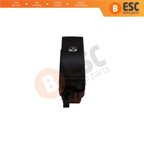 Front Passenger Window Control 6 Pin Switch 8200057321 for Renault Master Trafic Movano