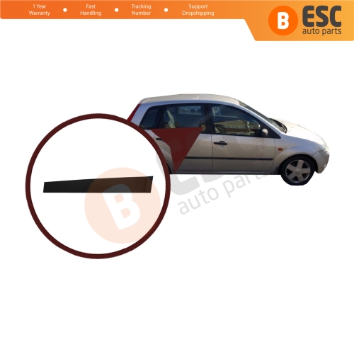 Rear Right Door Pillar Trim Moulding 2S61A25458AN for Ford Fiesta 5